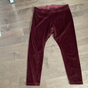 Old navy velvet leggings